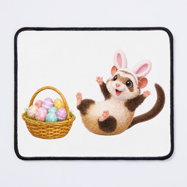 Item preview, Ferret Easter Basket Fun designed and sold by Sillytoe.