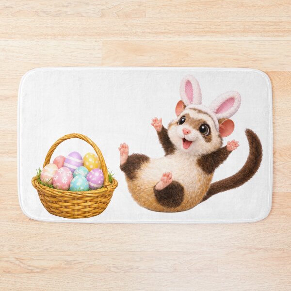 Item preview, Ferret Easter Basket Fun designed and sold by Sillytoe.