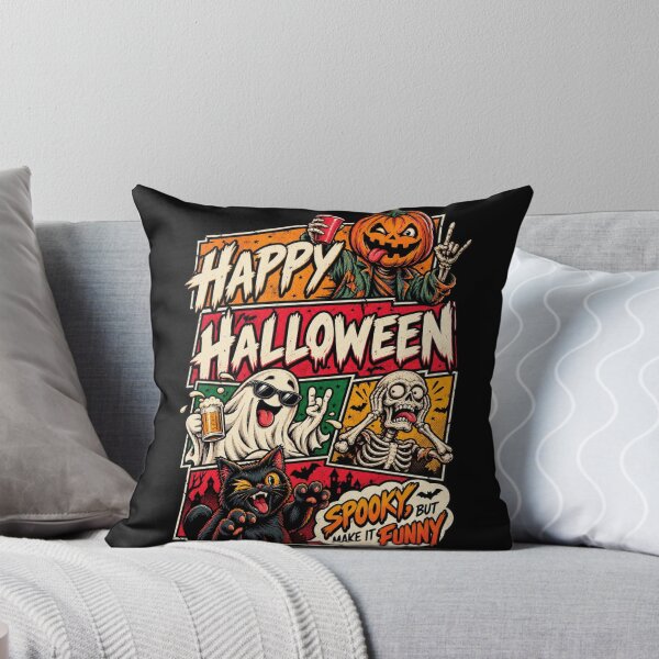 Item preview, Funny Halloween Spooky Pumpkin Ghost Vintage designed and sold by PIXENTRA.
