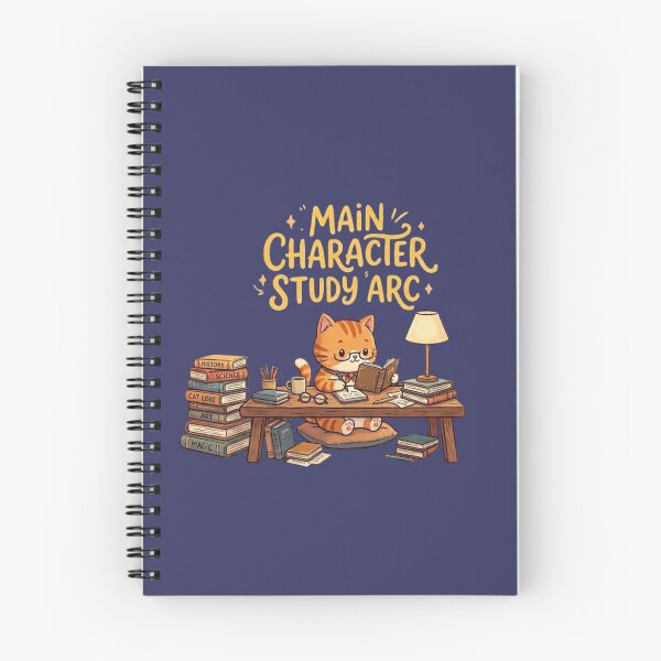 Item preview, Main Character Study Arc Aesthetic Quote Student Motivation designed and sold by WallMuseStudio .