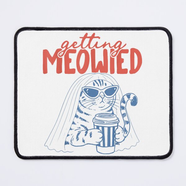 Item preview, Getting Meowied Funny Cat Bride Cat Wedding Bachelorette designed and sold by OneFang.