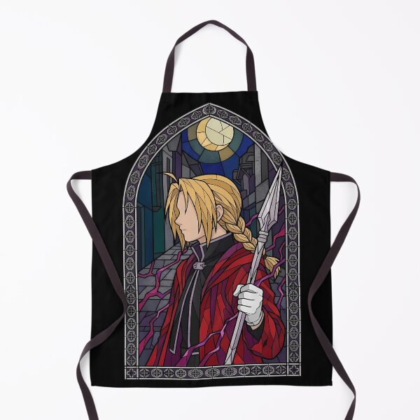 Item preview, Edward Elric Fullmetal Alchemist Moonlit Gothic Stained Glass designed and sold by mildaclairmo.