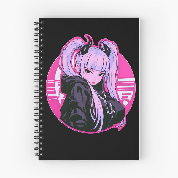 Item preview, Pink Cyberpunk Anime Girl, Vaporwave Aesthetic designed and sold by NovaBlossomCo.