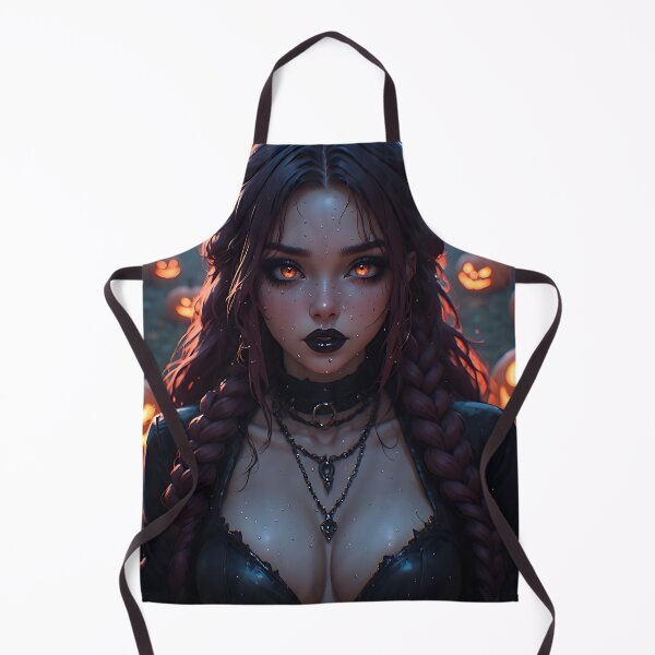 Item preview, Hot Halloween Anime Babe Goth Mommy Waifu Woman designed and sold by Your New Fixation.