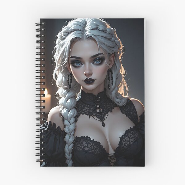 Item preview, Hot Halloween Anime Babe Goth Mommy Waifu Woman designed and sold by Your New Fixation.