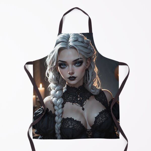 Item preview, Hot Halloween Anime Babe Goth Mommy Waifu Woman designed and sold by Your New Fixation.