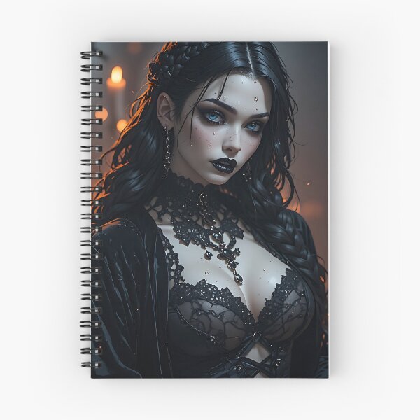 Item preview, Hot Halloween Anime Babe Goth Mommy Waifu Woman designed and sold by Your New Fixation.