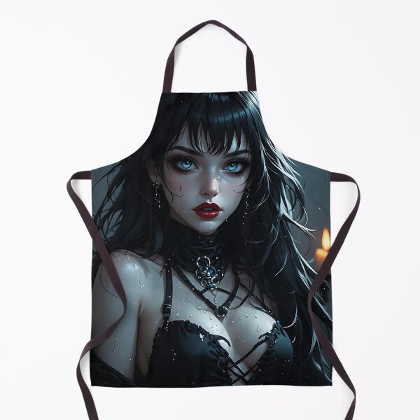 Item preview, Hot Halloween Anime Babe Goth Mommy Waifu Woman designed and sold by Your New Fixation.