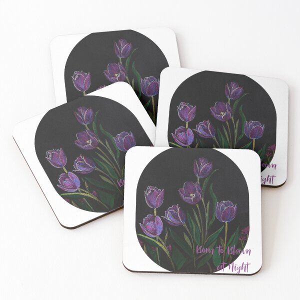 Item preview, Midnight tulips designed and sold by Mohita Garg.