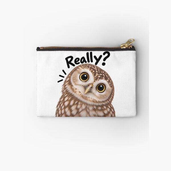 Item preview, Really? – Funny Confused Owl designed and sold by BAD TASTE CLUB.