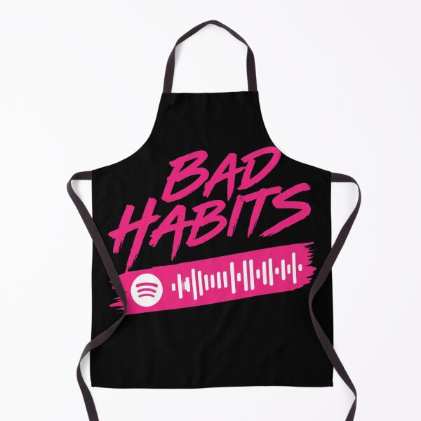 Item preview, Bad Habits Spotify Code designed and sold by PennGarcia.