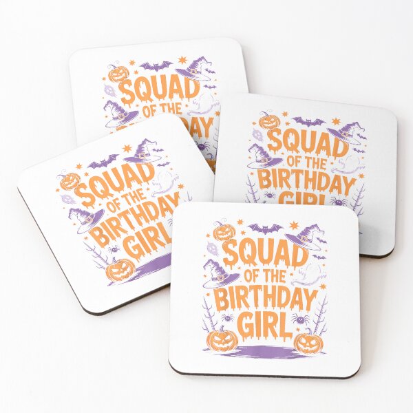Item preview, Halloween Squad of The Birthday Girl Matching Group T-Shirt designed and sold by Pahagh19.