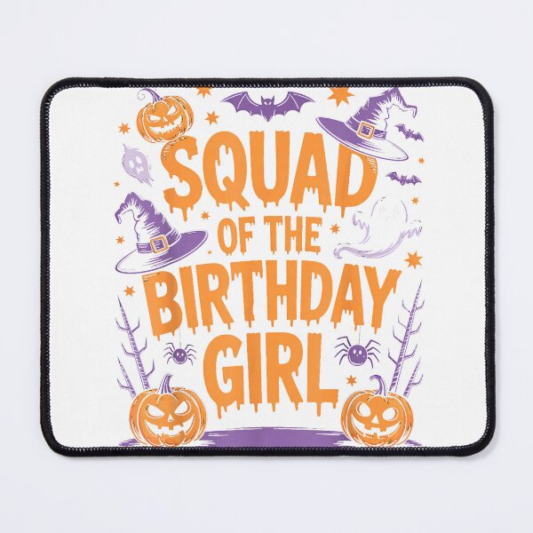 Item preview, Halloween Squad of The Birthday Girl Matching Group T-Shirt designed and sold by Pahagh19.