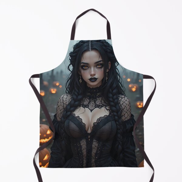 Item preview, Hot Halloween Anime Babe Goth Mommy Waifu Woman designed and sold by Your New Fixation.