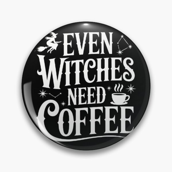 Item preview, Even Witches Need Coffee Halloween Witch Broom Coffee Cup designed and sold by Zizo-DR44.