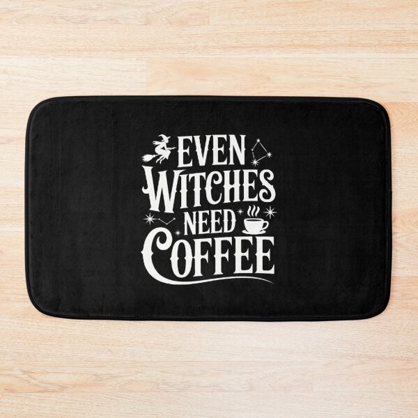 Item preview, Even Witches Need Coffee Halloween Witch Broom Coffee Cup designed and sold by Zizo-DR44.