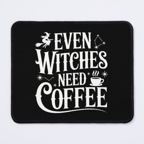 Item preview, Even Witches Need Coffee Halloween Witch Broom Coffee Cup designed and sold by Zizo-DR44.