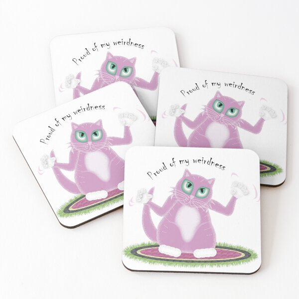 Item preview, Proud of my weirdness- Cat Art designed and sold by Qoyllur.
