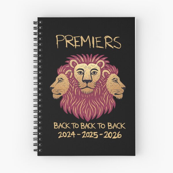 Item preview, Brisbane Lions back to back to back champions designed and sold by vdzooart.