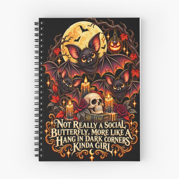 Item preview, Cute Gothic Bat Halloween Dark Humor designed and sold by Naynners Designs.