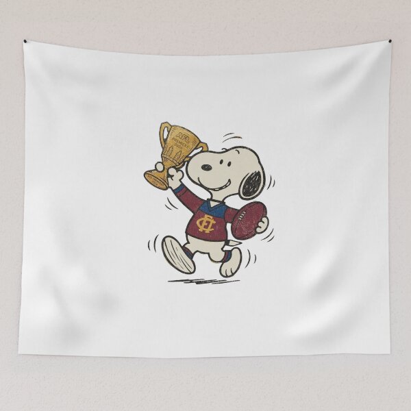Item preview, Brisbane Lions 2026 AFL Premiers Snoopy designed and sold by vdzooart.