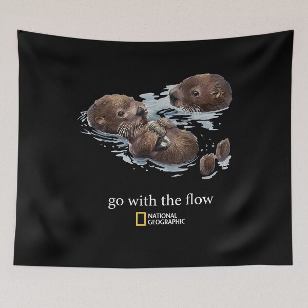 Item preview, Go with The Flow Cute Sea Otter Animal Lover  designed and sold by OneFang.