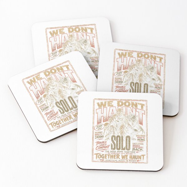 Item preview, Monster Squad We Don't Haunt Solo Vintage Halloween Group T-Shirt designed and sold by BeZTo.