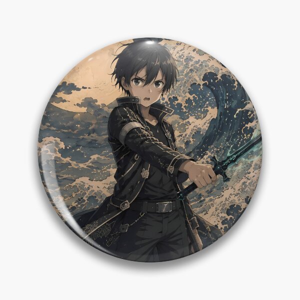 Item preview, Kirito Sword Art Online Moonlit Ocean Guardian designed and sold by mildaclairmo.