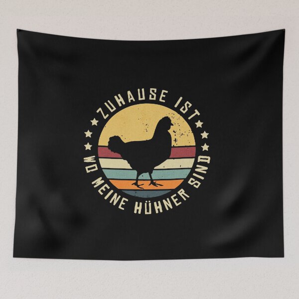 Item preview, Zuhause Ist Wo Meine Huhner Sind Chicken Farmer Art designed and sold by akisaredo.