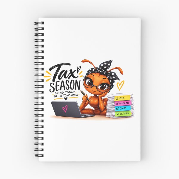Item preview, Tax Season Grind Today Glow Tomorrow Funny Design designed and sold by Tobietales.