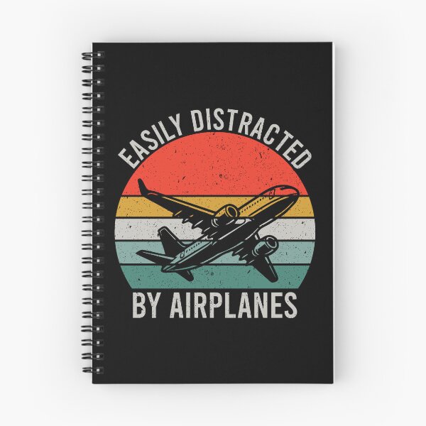 Item preview, Easily Distracted By Airplanes - Funny Aviation Pilot Gift designed and sold by marthavelony.