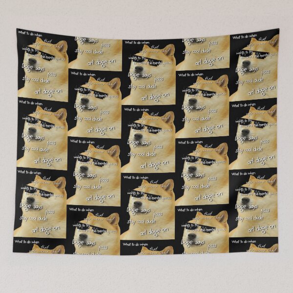 Item preview, an' doge on designed and sold by Elemently.