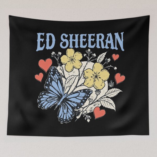 Item preview, Ed Sheeran Floral Butterfly designed and sold by PennGarcia.