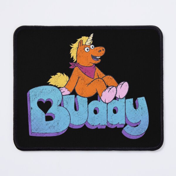 Item preview, Buddy Unicorn Retro designed and sold by RoundtreeBruce.