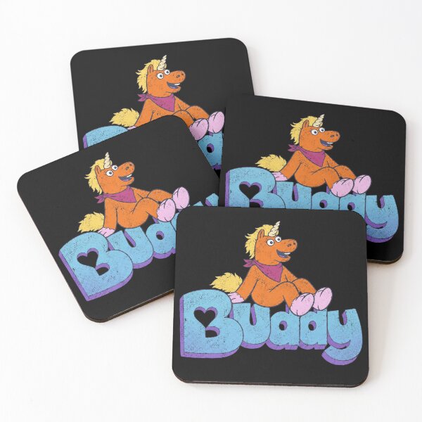 Item preview, Buddy Unicorn Retro designed and sold by RoundtreeBruce.