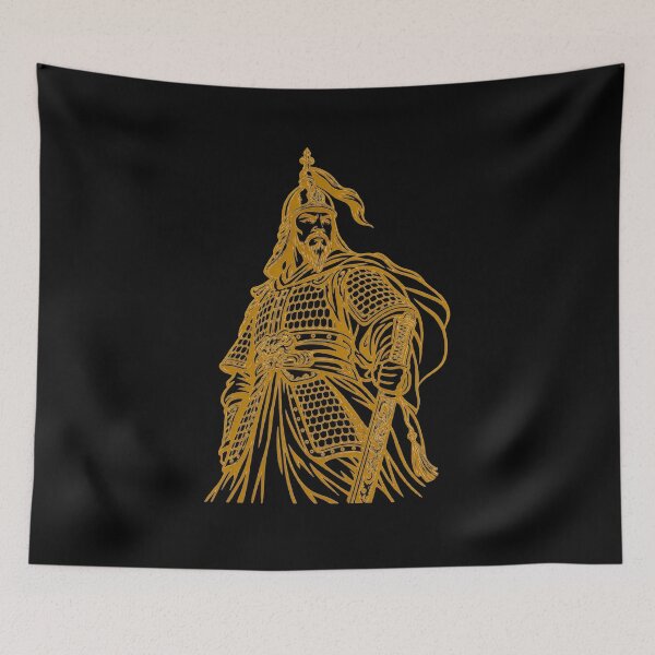 Item preview, Admiral Yi Soon Shin – Gold Line Art Portrait designed and sold by T-domain.