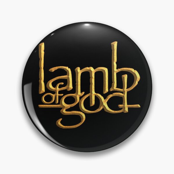 Item preview, Lamb of God Golden Beveled logo designed and sold by Roysdisturbia.