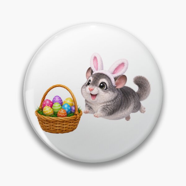 Item preview, Grey Chinchilla Easter Basket designed and sold by Sillytoe.