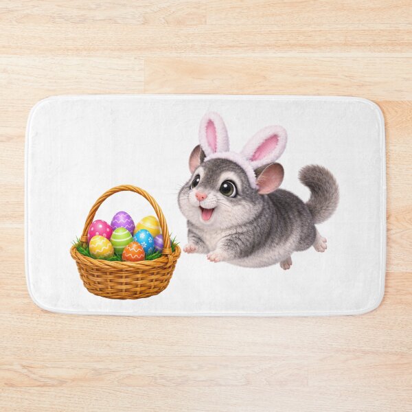 Item preview, Grey Chinchilla Easter Basket designed and sold by Sillytoe.