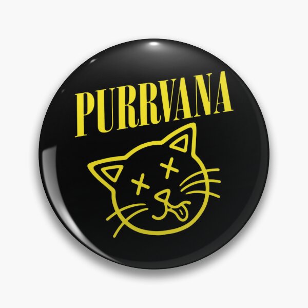 Item preview, Purrvana Cat Face designed and sold by PennGarcia.