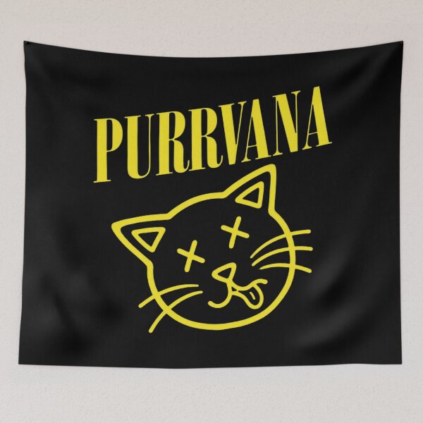 Item preview, Purrvana Cat Face designed and sold by PennGarcia.