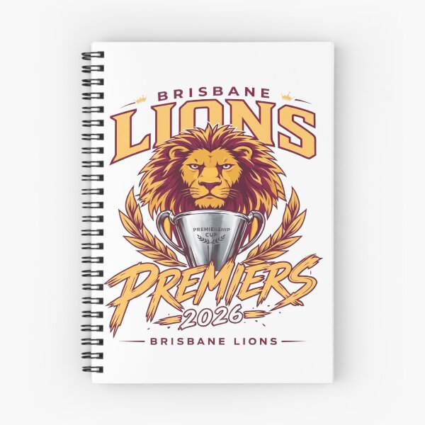 Item preview, Grand Final Premiers Brisbane Lions 2026 AFL Champions designed and sold by skylove94.