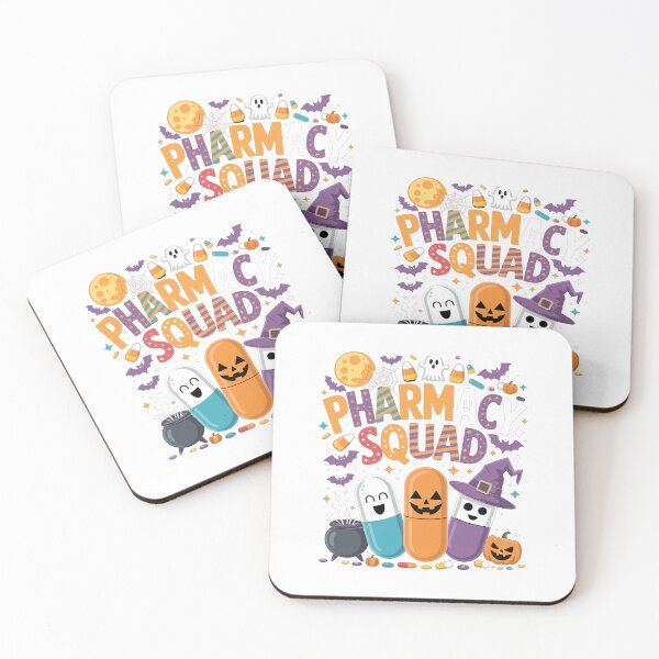 Item preview, Pharmacy Squad Halloween Pharmacist Costume Ghost Pills Long Sleeve T-Shirt designed and sold by TheMAQ.