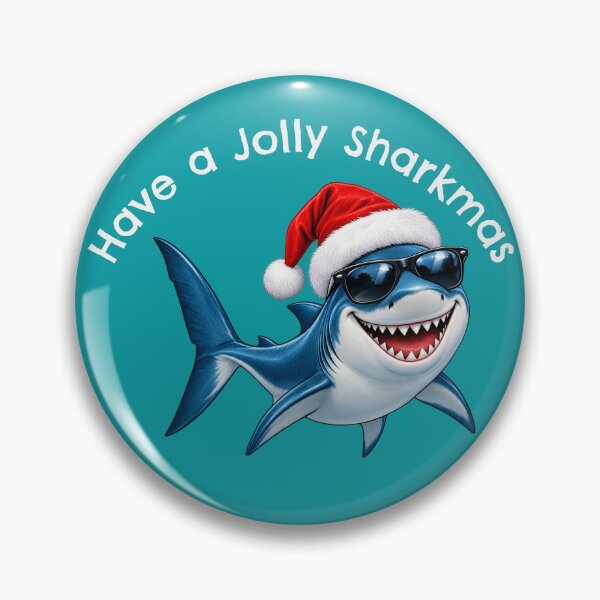 Item preview, Have a Jolly Sharkmas designed and sold by Giddy Bear Gifts.