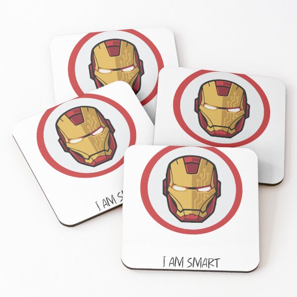 Item preview, I Am Smart Positive Affirmation Red Gold Armor Graphic designed and sold by DVNarts.