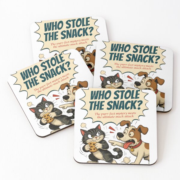 Item preview, Who Stole the Snack? Funny Pet Humor designed and sold by clina247.