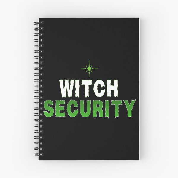 Item preview, Witch Security Gothic Halloween Design for Witches & Spooky Season Fans T-Shirt designed and sold by Teetreasure2.