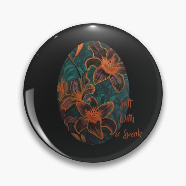 Item preview, Burning Ember Lilies – Fiery Floral Botanical Art designed and sold by Mohita Garg.