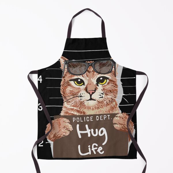 Item preview, Hug Life Funny Cat Thug Gangster Police Dept kitten  designed and sold by OneFang.