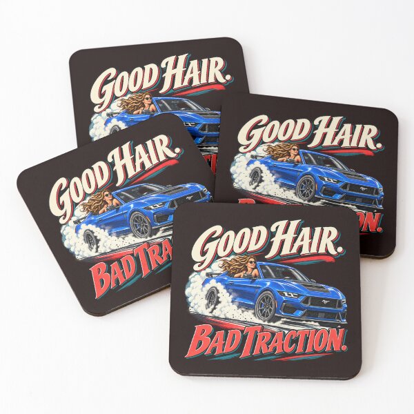 Item preview, Good Hair Bad Traction – Mustang Dark Horse Woman designed and sold by TZehrfeldPhotos.